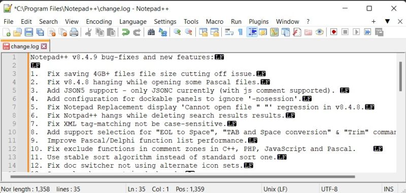 How To Show End Of Line Characters In File Using Notepad Code2care - Retina Gradient Pictures for Desktop